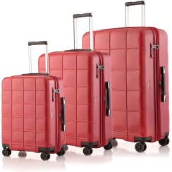 تصویر چمدان اکولاک مدل اسکوار پرو ست سه تایی 