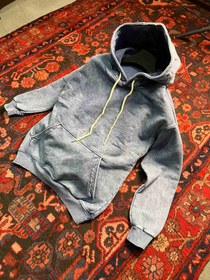 تصویر هودی باکسی سنگشور نخ پنبه - ذغالی / xl 