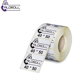 تصویر لیبل حرارتی تاپ لیبل 50x40 ا 50x40 Thermal Printer Paper Label 50x40 Thermal Printer Paper Label