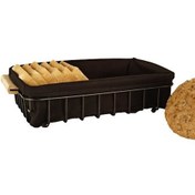 تصویر سبد پارچه ای مستطیل بزرگ مشکی کاریزما بی وی کی کد 401301 Large black rectangular fabric basket, Charisma BVK, code 401301