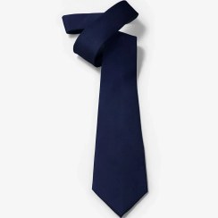 تصویر کراوات سرمه ای پوشت دار برند Massimo Dutti 