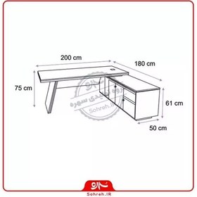تصویر میز اداری مدل SO19179 