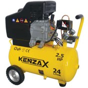 تصویر کمپرسور باد 24 لیتری کنزاکس مدل KAC-124 ا KENZAX AIR COMPRESSOR KAC-124 KENZAX AIR COMPRESSOR KAC-124