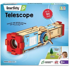تصویر تلسکوپ اسمارتیویتی، بژ برند smartivity Smartivity Telescope, Beige, SMRT1174, Telescope Toy