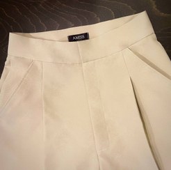 تصویر شلوار کرپ لاین - سفید / ۴۰ Line