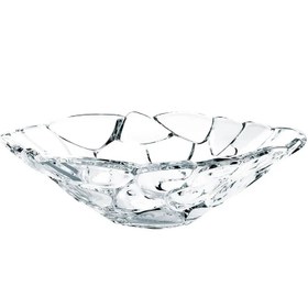 تصویر کاسه ناخمن مدل Nachtmann Glass Bowl Petals Crystal 34 cm 