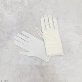 تصویر دستکش گیپوری سفید 