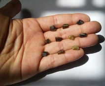 تصویر تورمالین سبز (کد 12070) 