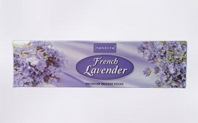 تصویر عود خوشبو کننده شاخه ای ناندیتا NaNDITa مدل دست ساز فرنچ لوندر لوندر فرانسوی (اسطوخدوس فرانسوی ، لاوندر فرانسوی) French Lavender - جعبه ۱۰۰گرمی(۵۰تا۶۰شاخه) ا French Lavender French Lavender