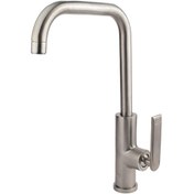 تصویر شیر ظرفشویی کسری مدل آمازون رنگ کروم مات 