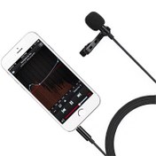 تصویر میکروفون یقه ای لاوالیر JH-043 Lavalier JH-043 collar microphone