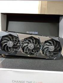 تصویر کارت گرافیک استوک گیمینگ ام اس ای GeForce RTX 3070 SUPRIM ظرفیت 8 گیگابایت با کارتن 