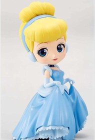 تصویر فیگور پرنسس سیندرلا با لباس آبیqposket cinderella Figure qposket cinderella