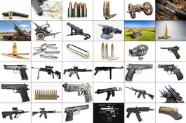 تصویر مجموعه 118 عکس با کیفیت شاتر استوک با موضوع اسلحه 