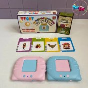 تصویر کیت فلش کارت آموزش زبان انگلیسی کودک – نسخه فارسی‌سازی‌شده تی تی کت - آبی Kids English Learning Flash Card Kit – Persian Adapted Version TTCat