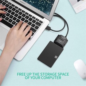 تصویر تبدیل SATA به USB 3.0 یوگرین مدل CR108 UGREEN USB 3.0 to SATA Adapter Cable CR108