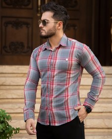 تصویر پیراهن مردانه مدل Porto (قرمز) - L 