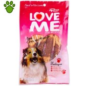 تصویر تشویقی سگ لاو می مدل مرغ و هویج 60 گرم Love Me Carrot & Chicken 60gr