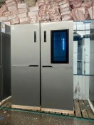 تصویر یخچال دوقلو جنرال 44 فوت هومبار شیشه‌ای (Door-in-Door) – پشت بسته موتر اینورتر – RF24 