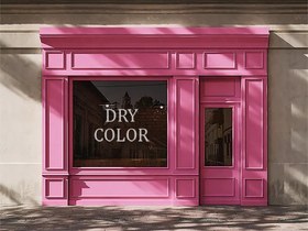 تصویر رنگ ضدآب صورتی صدفی 