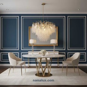 تصویر لوستر آویز درختی کد ۶۱۰۲ سقفی 