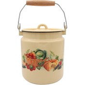 تصویر ظرف نگهداری روغن لعابی ۳.۵ لیتری 