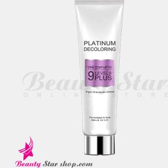 تصویر کرم پلاتینه مو (پلاتینیوم بلوندر) مدل PLATINUM 9 PLUS LEVELS one step حجم 250 میلی گرم 