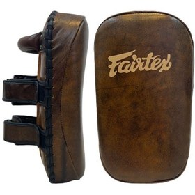 تصویر میت بالشی چرم طبیعی طرح FAIRTEX قهوه ای 