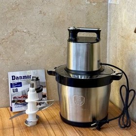 تصویر خردکن دانمور مدل DR1008 ظرفیت ۸ لیتر با کاسه استیل