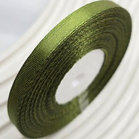 تصویر ربان نیم سانتی سبز زیتونی 