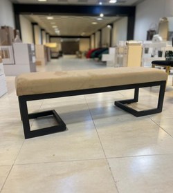 تصویر نیمکت کد 1 - مشکی / 3 نفره 