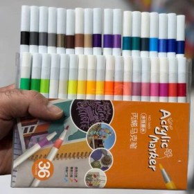 تصویر ماژیک اکریلیک ۳۶ رنگ 