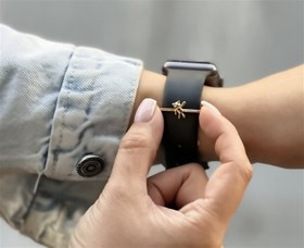 تصویر آویز طلا ساعت تدی کدW368 