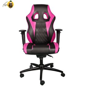 تصویر صندلی گیمینگ بامو مشکی پارچه ای Gaming Chair Bamo Black Gaming Chair Bamo