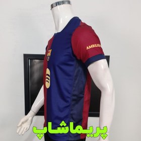 تصویر لباس اول بارسلونا 2024 هواداری کیفیت A+ تایلندی - SMALL Barcelona 2024 fan first shirt, A+ Thai quality