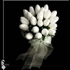 تصویر دسته گل عروس کد 19 
