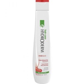 تصویر شامپو تثبیت‌کننده رنگ امگا3 هیدرودرم 400میل Hydroderm Pomegranate Color Enhancing Shampoo 400ml