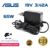 تصویر شارژر لپ تاپ 19 ولت 3.42 آمپر Asus ا - - 19V - 3.42 A Laptop - - 19V - 3.42 A Laptop