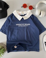 تصویر تیشرت یقه دار 