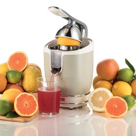 تصویر آب مرکبات گیر بژ آریته سری وینتیج 0413/03 Ariete Vintage Beige Electric Citrus Juicer 0413/03