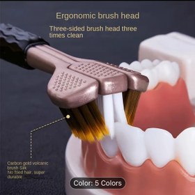 تصویر مسواک سه بعدی - پک 5 عددی 3D toothbrush