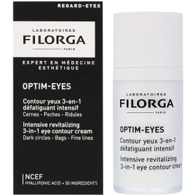 تصویر کرم دور چشم فیلورگا Filorga مدل اپتیم آیز optim eyes 