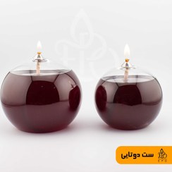 تصویر ست 2 تکه شمع پیرکس دراپ 