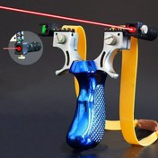 تصویر تیر کمان سنگی لیزردار آبی 