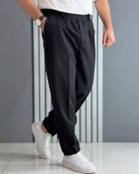 تصویر شلوار مردانه مام فیت مازراتی رنگ مشکی 