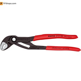 تصویر انبر کلاغی کبری کنیپکس مدل 8701250 سایز 250 میلی متر Cobra® High-Tech Water Pump Pliers