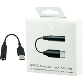 تصویر کابل تبدیل Samsung T1591 Type-C To 3.5mm Audio Samsung T1591 Type-C To 3.5mm Audio Cable Headphone adapter