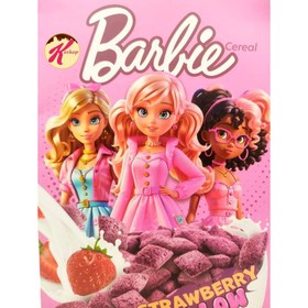 تصویر کورن فلکس باربی بالشتی با طعم توت فرنگی (۳۳۵ گرم) barbie barbie