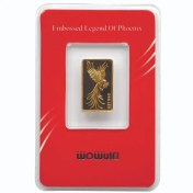 تصویر شمش طلا ۲۴ عیار طرح سیمرغ ۱.۰۰ 