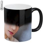 تصویر ماگ(قاشق و جعبه رایگان) حرارتی آبنبات رنگی جانگکوک BTS JK کد MKSA0476 (قاشق و جعبه رایگان)